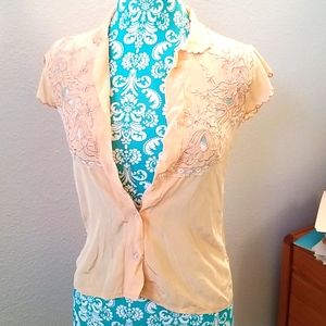 Vintage Button Up Blouse